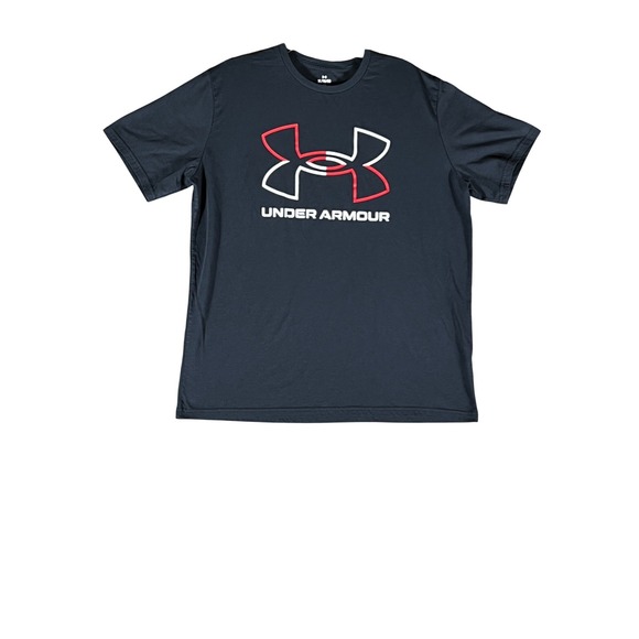 Under Armour Other - Under Armour Mens XL Black Graphic Logo Short Sleeve Loose Fit T-Shirt